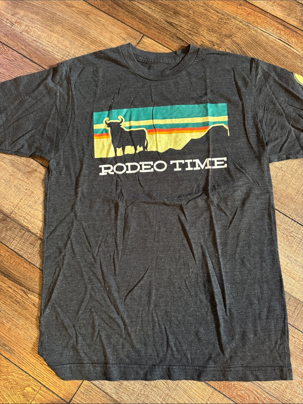 Rodeo Time Graphic Tee - Charcoal Dale Brisby